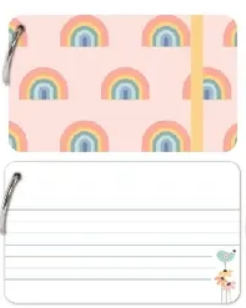 INDEX CARDS HEADS UP BUTTERCUPS ARCOIRIS