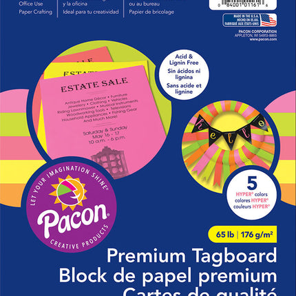 PAQ CARTULINA PREMIUM HYPER 8.5X11 50HJS