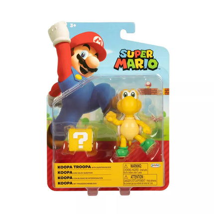 Figura de Koopa Troopa verde de 4" de Super Mario