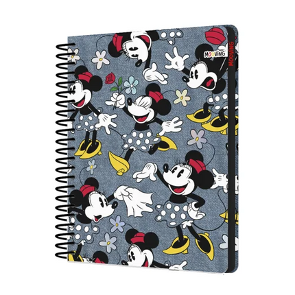 CUADERNO ESPIRAL DE 1 MATERIA MINNIE MOUSE