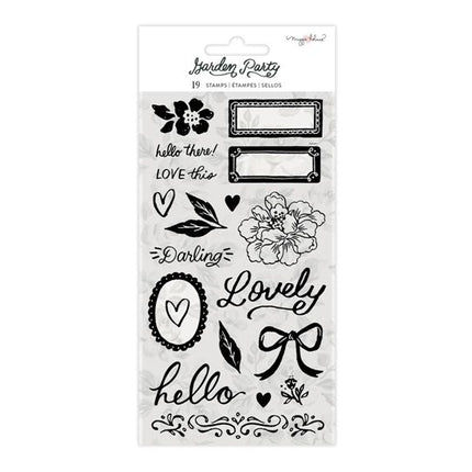 SELLO DE ACRÍLICO TRANSPARENTE LOVELY - 19 PCS