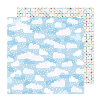 PAPEL P/SCRAPBOOK SKY BLUE DOBLE SIDE 12X12