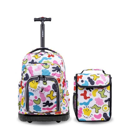 MOCHILA J WORLD C/ RODOS Y LUZ LOLLIPOP KIDDO