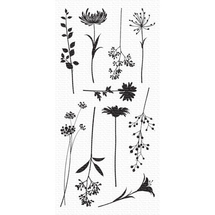 SELLO FLOWER SILHOUETTES 10 PCS