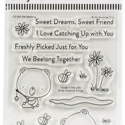 SELLOS TRANSP. WE BEELONG 18 PCS