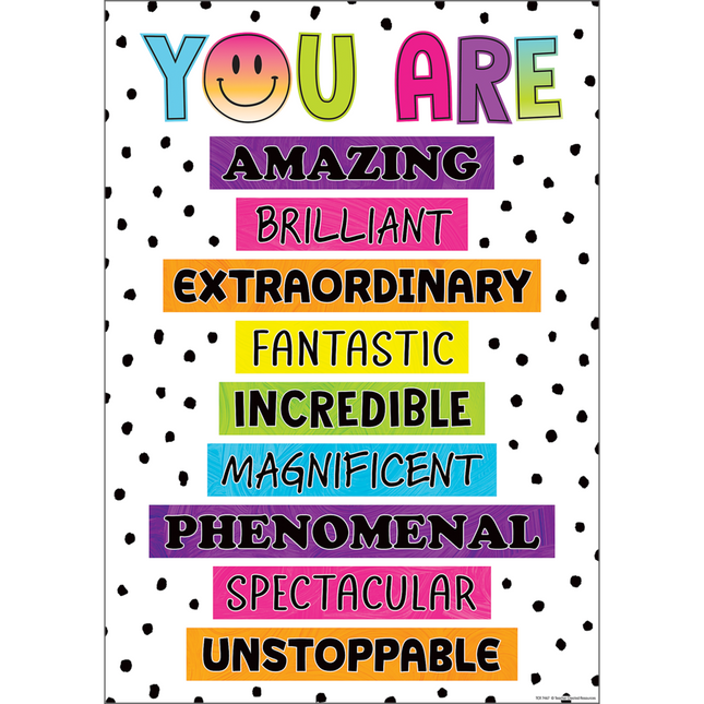 POSTER POSITIVE YOU ARE AMAZING
