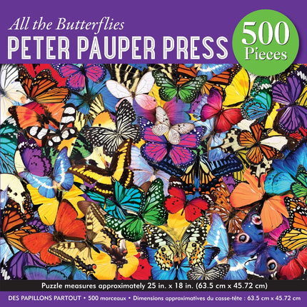 ROMPECABEZAS ALL THE BUTTERFLIES 500PZ