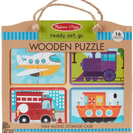ROMPECABEZAS NATURAL PLAY WOODEN READY, SET, GO
