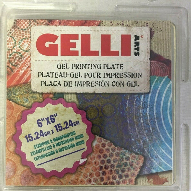 GELLI ART - GEL PRINTING PLATES 6"X6"