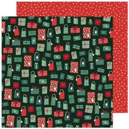 PAPEL ESTAMPADO DOBLE CARA 12 X 12 HOLIDAY STYLE