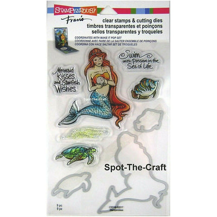 SELLOS Y PLANTILLAS SIRENITA TRANSP