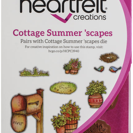 HEARTFELT - SELLO ADHESIVO COTTAGE SUMMER SCAPES 7 PCS