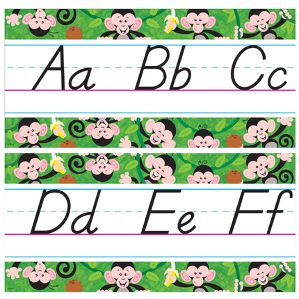 BULLETIN MONKEY MISCHIEF JUMBO ALPHABET