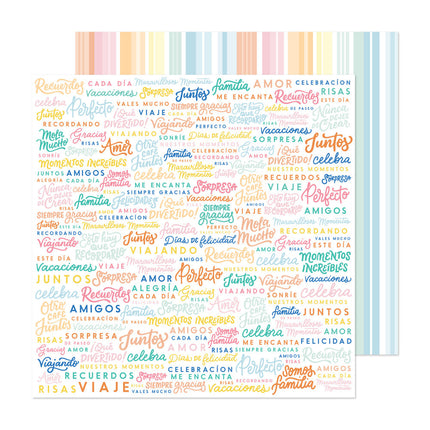 PAPEL ESTAMPADO DOBLE CARA 12 X 12 - CELEBRATE
