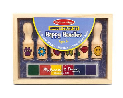 SELLO DE MADERA HAPPY HANDLES 6UND