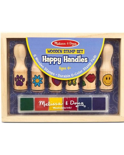 SELLO DE MADERA HAPPY HANDLES 6UND