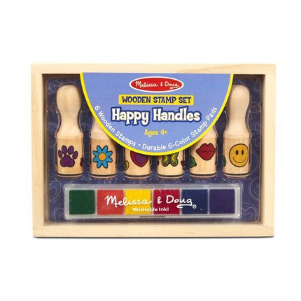 SELLO DE MADERA HAPPY HANDLES 6UND