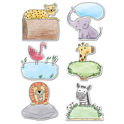 CUT-OUTS SAFARI FRIENDS