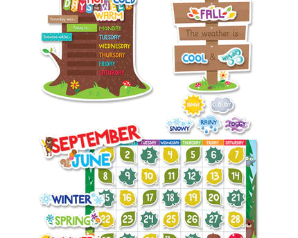 BULLETIN CALENDARIO SET WOOD LAND FRIEND