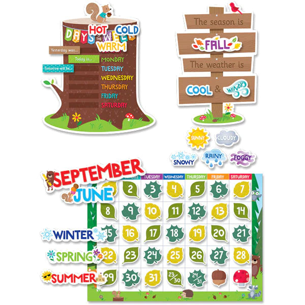 BULLETIN CALENDARIO SET WOOD LAND FRIEND