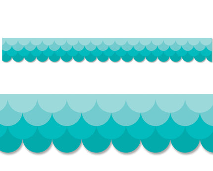 BORDE OMBRE TURQUOISE