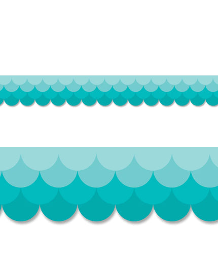 BORDE OMBRE TURQUOISE