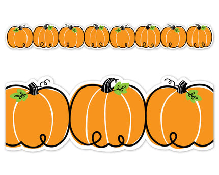 BORDE DOODLE PUMPKINS