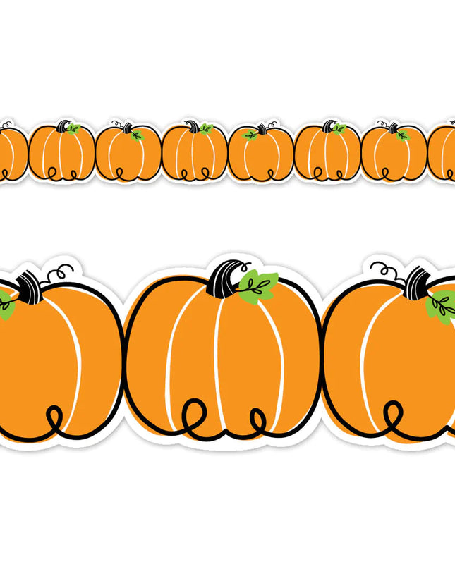 BORDE DOODLE PUMPKINS