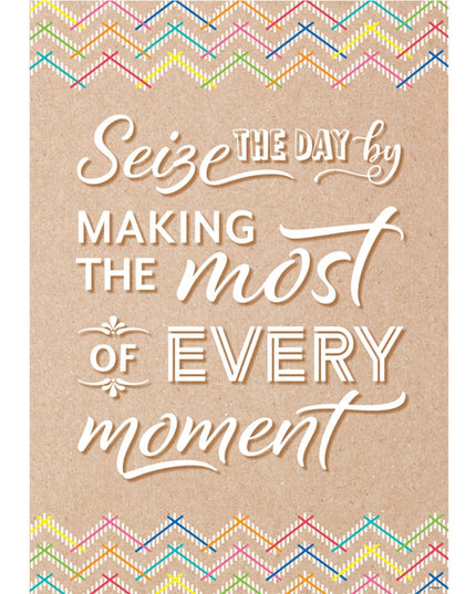 POSTER  KRAFTY POP SEIZE THE DAY BY