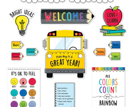 BULLETIN CORE DECOR READY FOR SCHOOL