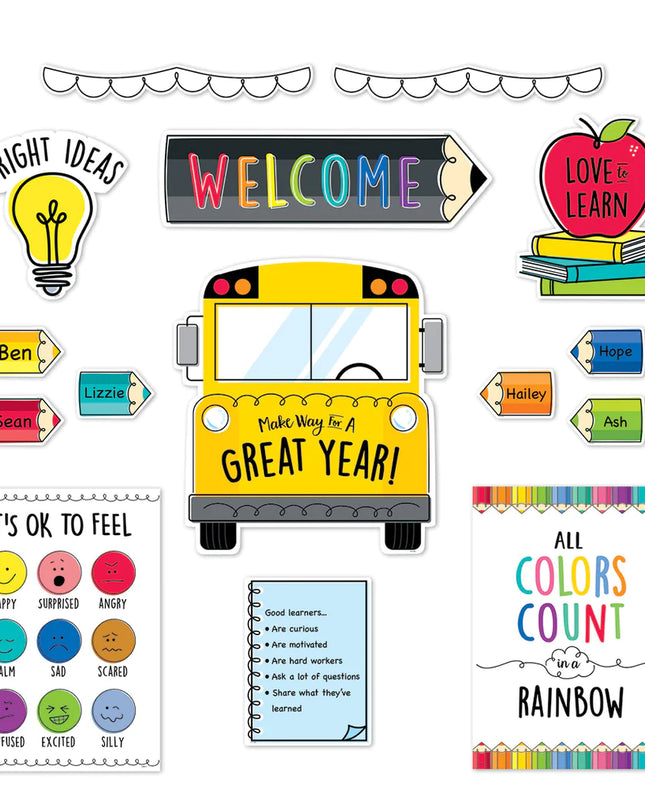 BULLETIN CORE DECOR READY FOR SCHOOL