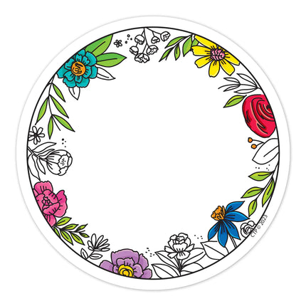 CUT-OUTS BRIGHT BLOOMS