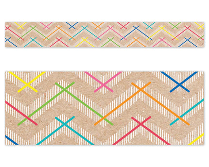 BORDE KRAFTY POP COLORFUL CHEVRON