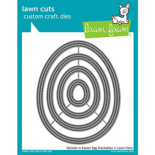 LAWN CUTS OUTSIDE IN EASTER EGG