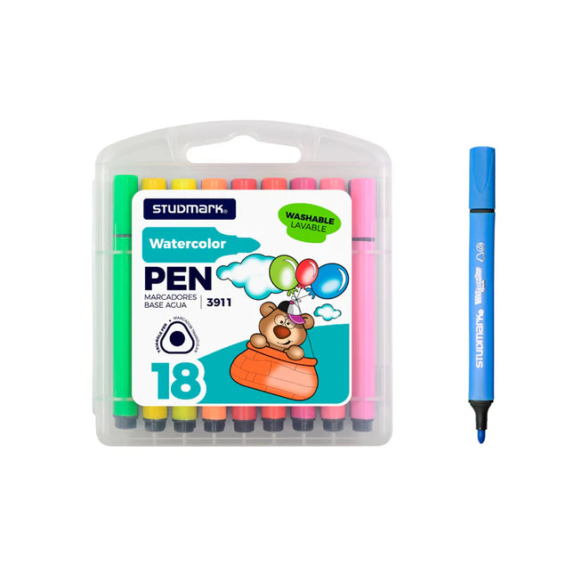 MARCADORES STUDMARK WATERCOLOR 18 UND