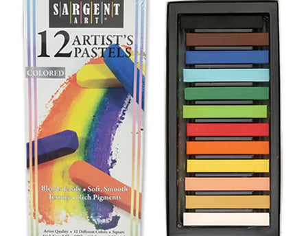 SQUARE CHALK PASTELS 12 SARGENT 22-4112