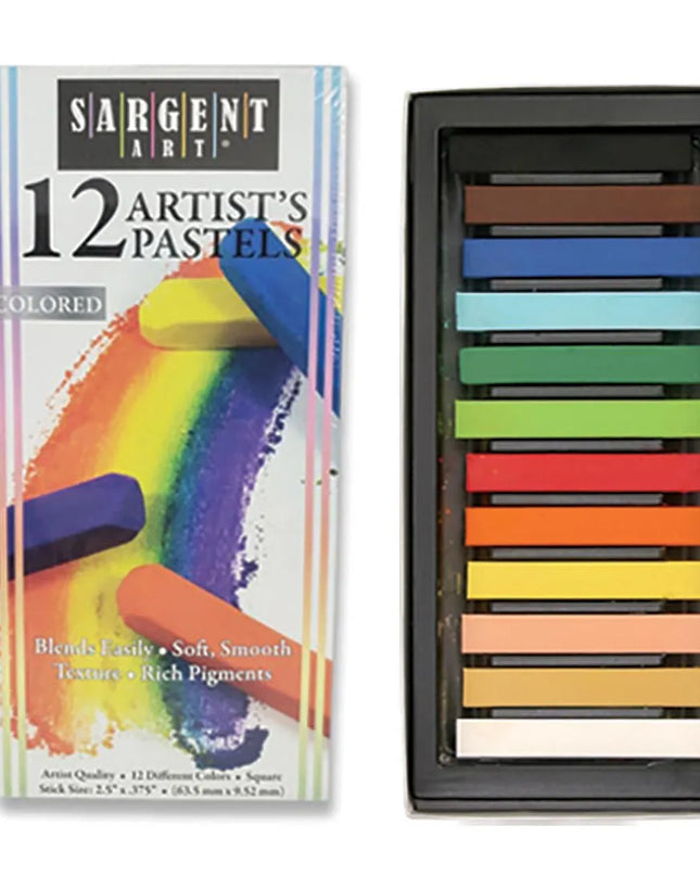 SQUARE CHALK PASTELS 12 SARGENT 22-4112