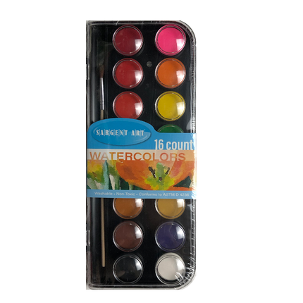 ACUARELAS CAKE SARGENT 16CLRS