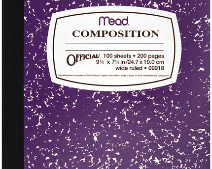 CUADERNO MEAD COMPOSITION 100HJS
