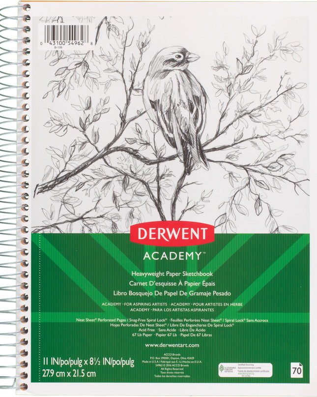 SKETCH BOOK DERWENT 11X8.5