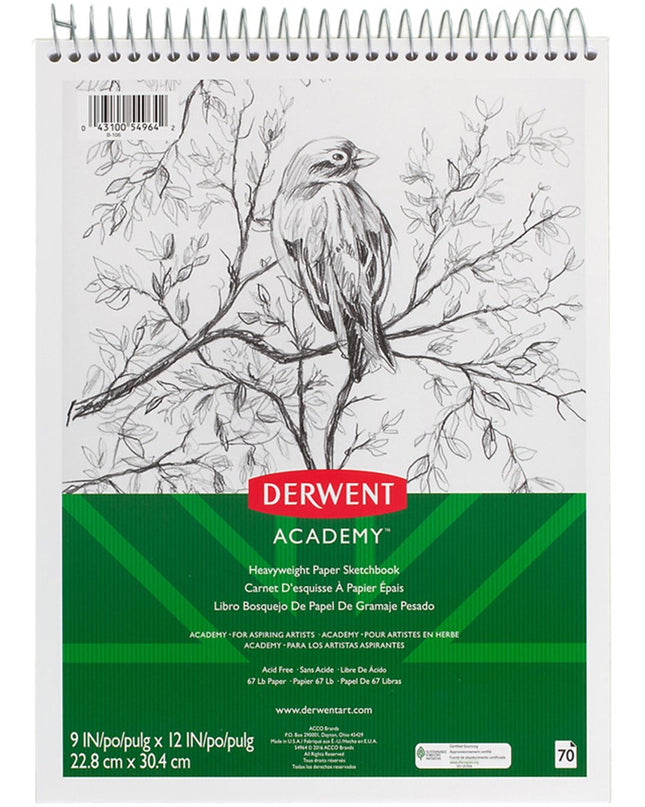 SKETCHBOOK DERWENT 9X12 70HJS