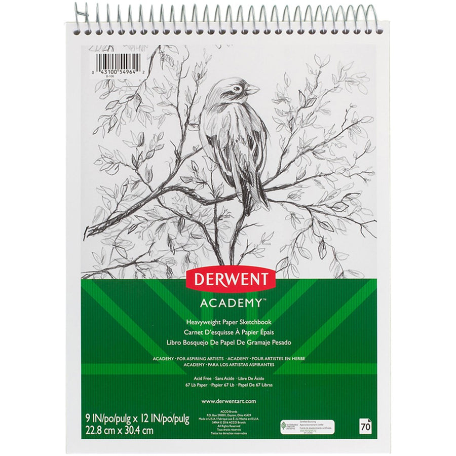 SKETCHBOOK DERWENT 9X12 70HJS
