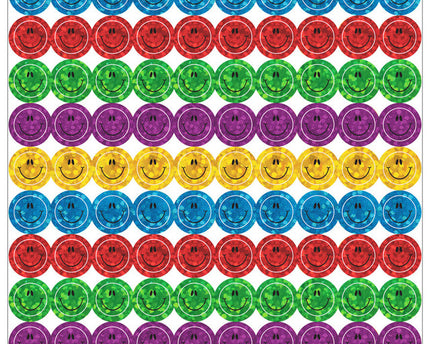 STICKERS SMILEY FACES MULTICOLOR 2143