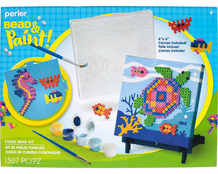 JUEGO BEAD & PAINT UNDERWATER 1500+CANVAS+PATRONES