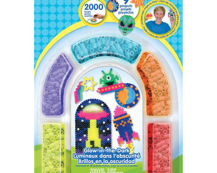 JUEGO BEAD GLOW IN THE DARK 2000+PATRONES A REALIZAR