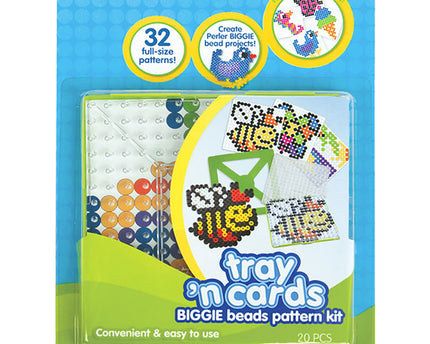 JUEGO BEAD TRAY ´N CARDS BIGGIE 20+PATRONES A REALIZAR