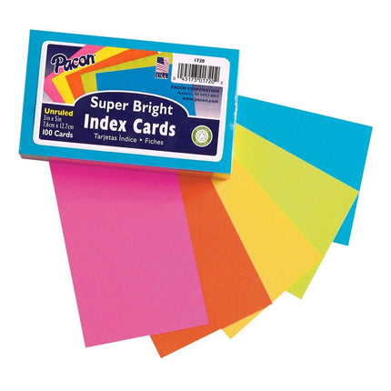 INDEX CARDS DE COLORES 3X5 LISA S/BRIGHT