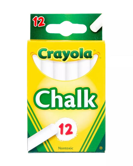 TIZA BLANCA CRAYOLA 12UNID