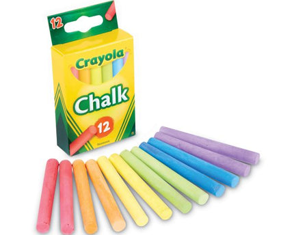 CAJA TIZA CRAYOLA COLORES 12PC