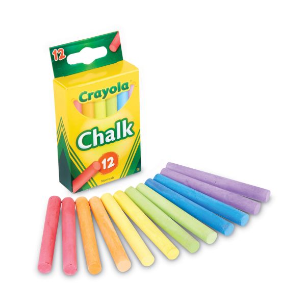 CAJA TIZA CRAYOLA COLORES 12PC